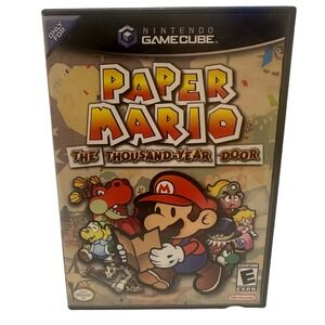 Nintendo Paper Mario The Thousand-Year Door GameCube Untested